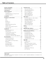 Preview for 3 page of Sanyo PLC-XL40 Owner'S Manual