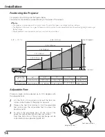 Preview for 14 page of Sanyo PLC-XL40 Owner'S Manual