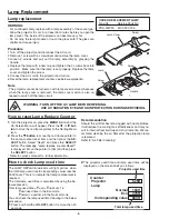 Предварительный просмотр 8 страницы Sanyo PLC-XL40 Service Manual