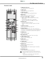 Preview for 11 page of Sanyo PLC-XL45 Owner'S Manual