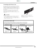 Preview for 17 page of Sanyo PLC-XL45 Owner'S Manual