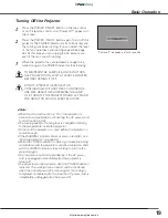 Preview for 19 page of Sanyo PLC-XL45 Owner'S Manual