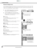 Preview for 28 page of Sanyo PLC-XL45 Owner'S Manual