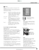 Preview for 33 page of Sanyo PLC-XL45 Owner'S Manual