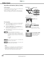 Preview for 34 page of Sanyo PLC-XL45 Owner'S Manual