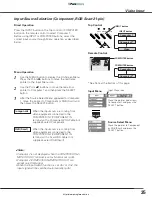 Preview for 35 page of Sanyo PLC-XL45 Owner'S Manual