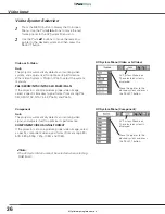 Preview for 36 page of Sanyo PLC-XL45 Owner'S Manual