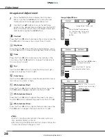 Preview for 38 page of Sanyo PLC-XL45 Owner'S Manual