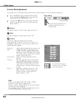 Preview for 40 page of Sanyo PLC-XL45 Owner'S Manual