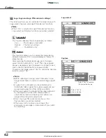 Preview for 42 page of Sanyo PLC-XL45 Owner'S Manual