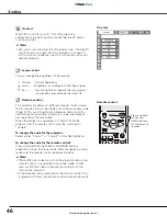 Preview for 46 page of Sanyo PLC-XL45 Owner'S Manual