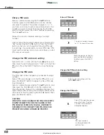 Preview for 48 page of Sanyo PLC-XL45 Owner'S Manual