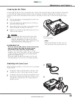 Preview for 51 page of Sanyo PLC-XL45 Owner'S Manual