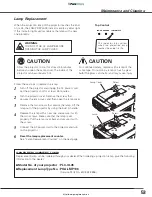 Preview for 53 page of Sanyo PLC-XL45 Owner'S Manual