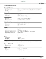 Preview for 61 page of Sanyo PLC-XL45 Owner'S Manual