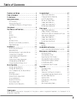 Preview for 3 page of Sanyo PLC-XL50 Owner'S Manual