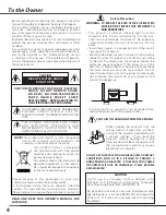 Preview for 4 page of Sanyo PLC-XL50 Owner'S Manual