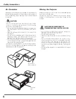 Preview for 6 page of Sanyo PLC-XL50 Owner'S Manual