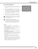 Preview for 21 page of Sanyo PLC-XL50 Owner'S Manual