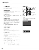 Preview for 26 page of Sanyo PLC-XL50 Owner'S Manual