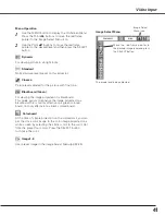 Preview for 41 page of Sanyo PLC-XL50 Owner'S Manual