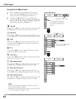 Preview for 42 page of Sanyo PLC-XL50 Owner'S Manual