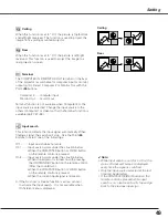 Preview for 49 page of Sanyo PLC-XL50 Owner'S Manual