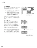 Preview for 52 page of Sanyo PLC-XL50 Owner'S Manual