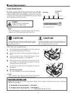 Preview for 11 page of Sanyo PLC-XL50 Service Manual