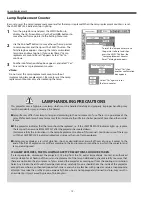 Preview for 12 page of Sanyo PLC-XL50 Service Manual