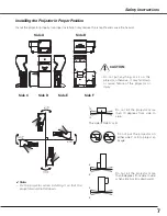 Preview for 7 page of Sanyo PLC-XL50A Owner'S Manual