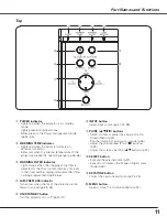 Preview for 11 page of Sanyo PLC-XL50A Owner'S Manual