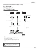 Предварительный просмотр 17 страницы Sanyo PLC-XL50A Owner'S Manual