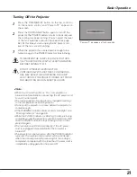 Preview for 21 page of Sanyo PLC-XL50A Owner'S Manual