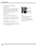 Preview for 36 page of Sanyo PLC-XL50A Owner'S Manual