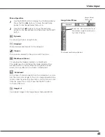 Preview for 41 page of Sanyo PLC-XL50A Owner'S Manual