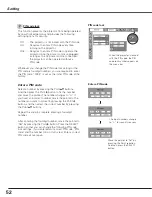 Preview for 52 page of Sanyo PLC-XL50A Owner'S Manual