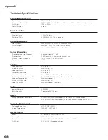 Preview for 68 page of Sanyo PLC-XL50A Owner'S Manual