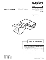 Preview for 1 page of Sanyo PLC-XL50A Service Manual