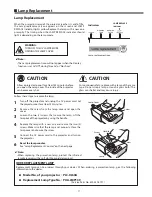 Preview for 11 page of Sanyo PLC-XL50A Service Manual