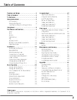 Preview for 3 page of Sanyo PLC-XL51A Owner'S Manual