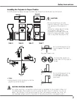 Preview for 7 page of Sanyo PLC-XL51A Owner'S Manual