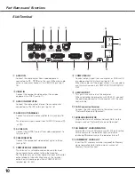 Preview for 10 page of Sanyo PLC-XL51A Owner'S Manual