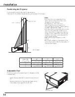 Preview for 14 page of Sanyo PLC-XL51A Owner'S Manual