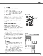 Preview for 51 page of Sanyo PLC-XL51A Owner'S Manual