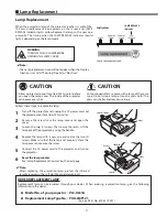 Preview for 11 page of Sanyo PLC-XL51A Service Manual