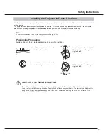 Preview for 7 page of Sanyo PLC-XM100 Owner'S Manual