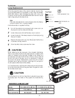 Предварительный просмотр 11 страницы Sanyo PLC-XM100 Service Manual