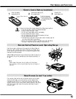 Preview for 15 page of Sanyo PLC-XM80 Owner'S Manual