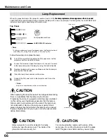 Preview for 66 page of Sanyo PLC-XM80 Owner'S Manual